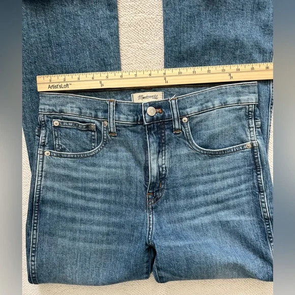 Madewell Cali Demi-Boot Blue Jeans Women’s Size: 29 - Picture 11 of 16